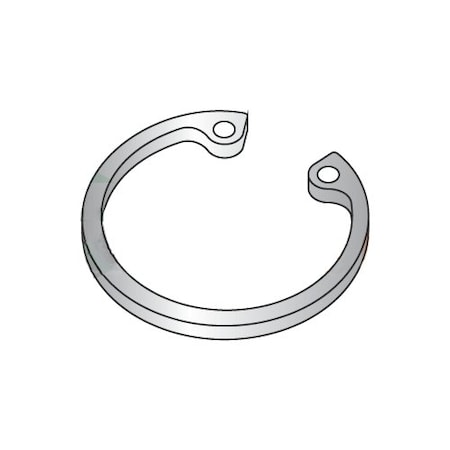 Newport Fasteners Internal Retaining Ring, Stainless Steel, Plain Finish, 0.438 in Bore Dia., 100 PK 459670